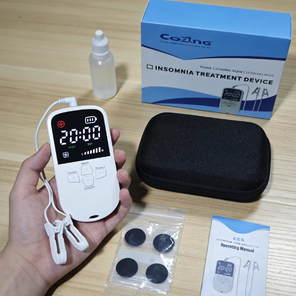 Vagus Nerve Stimulation Device for Insomnia, Clip on Ear Sleep Aid to Promote Fast Sleep & Deep Sleep, Anxiety Relief