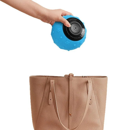Rechargeable 5 Gears Vibrating Massage Ball Portable Peanut Massager Vibrating Foam Roller for Fitness Mobility Yoga Relaxation
